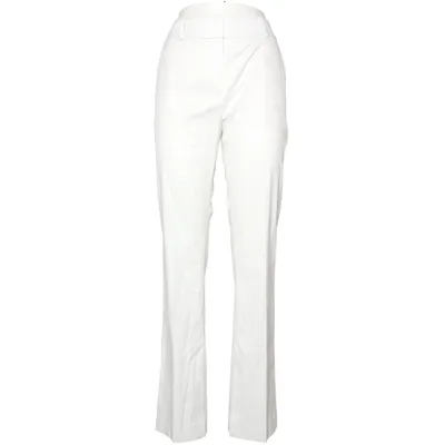 Jakkesætsbukser (Hvid) fra Hugo Boss Bomuld, Elastan, Metallfiber, Polyamid, Polyester, Viscose