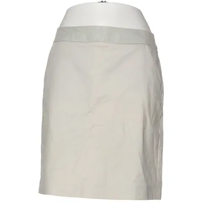 Rok (Beige) van Schumacher Acetaat, Katoen, Elastaan, Leer, Viscose