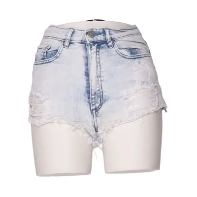 Jeansshorts (Blå, Vit) från CoolCat Bomull, Elastan