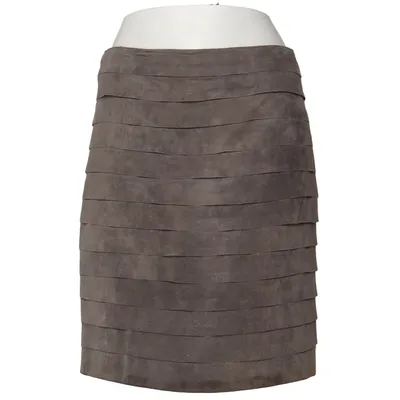 Jupe en cuir (Gris) de Blacky Dress Cuir, Polyester
