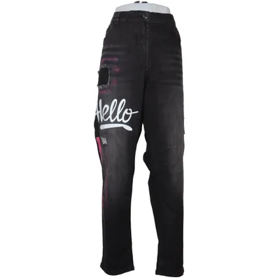 Jeans (Grå, Flerfarvet) fra Angel of Style Genanvendt polyester