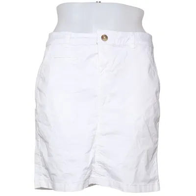 Skirt (White) from Camaïeu Cotton, Elastane