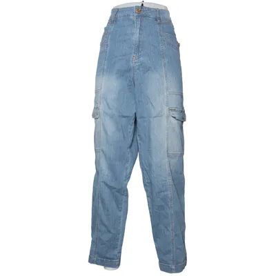 Cargo pants (Blue, White) from Blue Daze Cotton, Elastane, Polyester