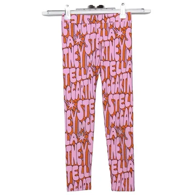 Leggings (Pink, Brun, Flerfarvet) fra Stella McCartney Kids Elastan, Polyamid