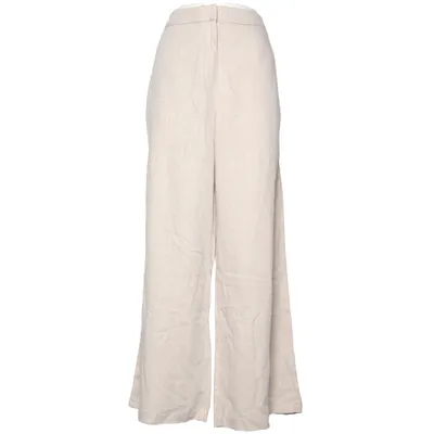 Palazzo pants (Beige) from H&M Premium Quality Linen, Polyester, Viscose