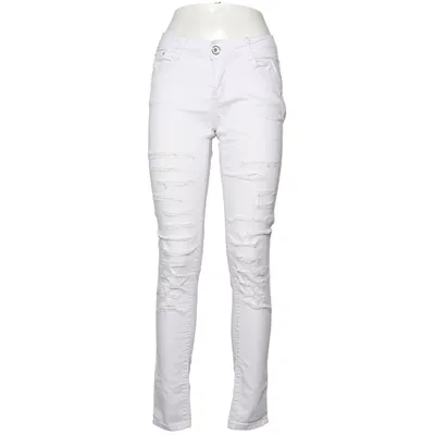 Spijkerbroek (Wit) van G-Smack Katoen, Elastaan, Polyester