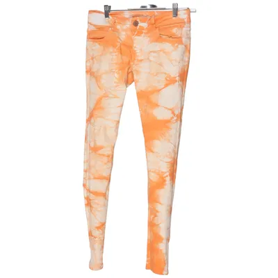 Jeans (Orange, Vit, Flerfärgad) från Romeo & Juliet Couture Bomull, Elastan