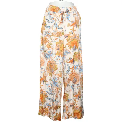 Pantalon patte d'éléphant (Blanc, Multicolore) de More & More Viscose