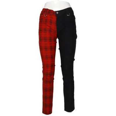 Pants (Red, Black) from Banned Cotton, Elastane, Polyester
