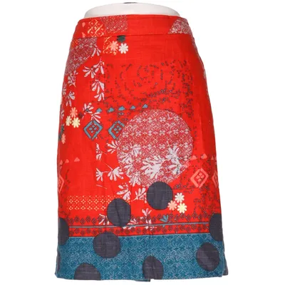 Skirt (Red, Blue, Multicolored) from White Stuff Cotton, Linen, Polyester