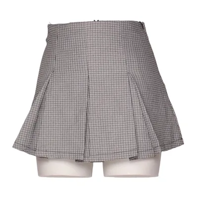 Kjol (Grå, Vit) från Loavies Polyester, Viskos