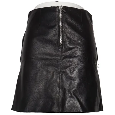 Nederdel (Sort) fra Iris & Ink Læder, Polyester