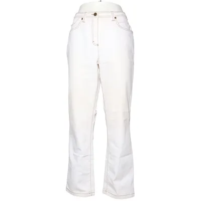 Jeans (Vit) från VA Milano Bomull, Elastan
