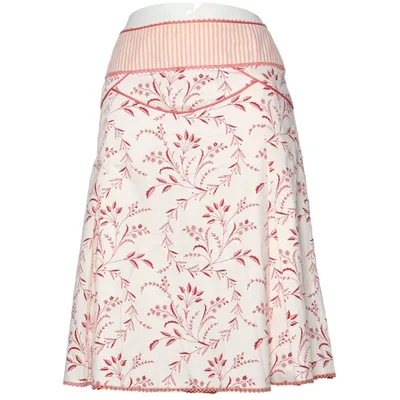 Nederdel (Hvid, Rød) fra By Groth Bomuld, Elastan, Polyester