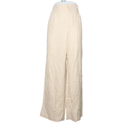 Palazzo pants (Beige) from Stradivarius Linen, Viscose