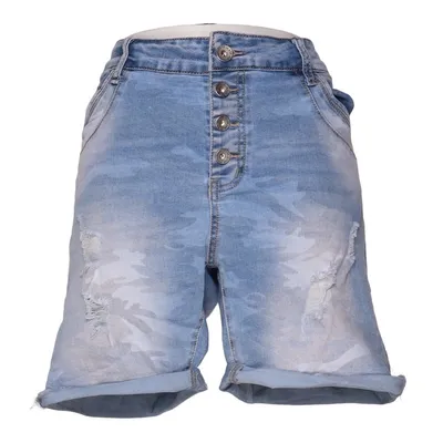 Jeansshorts (Blå) fra Lexxury Bomuld, Elastan, Polyester