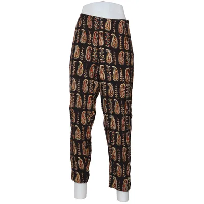 Pants (Black, Multicolored) from Fabindia Viscose