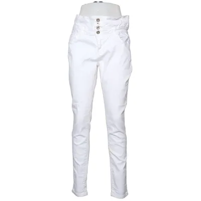 Jeans (Vit) från R Jonaco Bomull, Elastan, Polyester