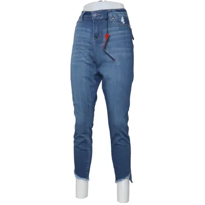 Jean (Bleu) de Celebrity Pink Coton, Élasthane, Polyester, Viscose