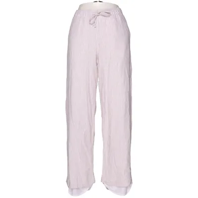 Palazzo pants (Beige, White) from Hollister Linen, Polyester, Viscose
