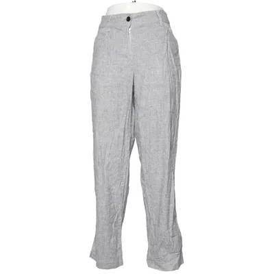 Pants (Gray, White) from Gardeur Cotton, Elastane, Hemp