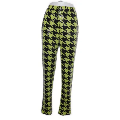 Byxor (Gul, Svart, Flerfärgad) Elastan, Polyester