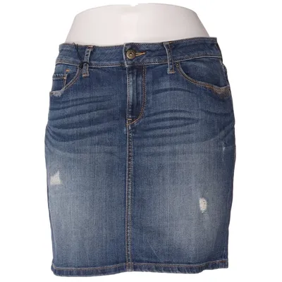 Jeanskjol (Blå) från ESPRIT Denim Bomull, Elastan, Polyester