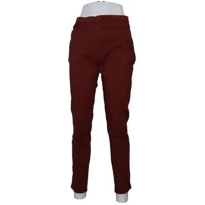 Chinos (Rood) van Chic & Jeune Katoen, Elastaan, Polyamide