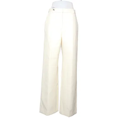 Suit pants (White) from Sézane Elastane, Recycled polyester, Viscose, Wool