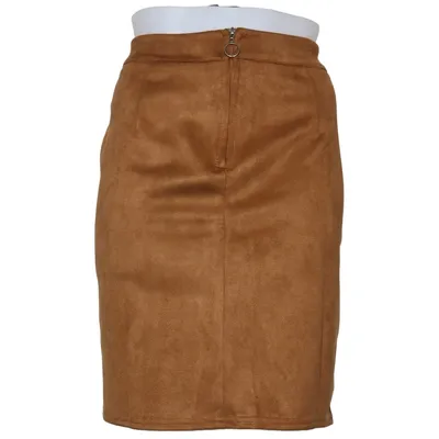 Skirt (Brown) from Janina Elastane, Polyester