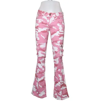 Cargo pants (Pink, White) from Crazy Age