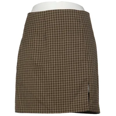 Skirt (Beige, Black) from Oak+ Fort Elastane, Polyester, Viscose