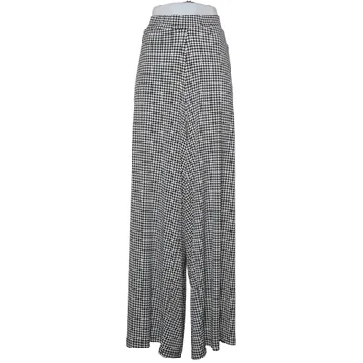 Palazzo broek (Zwart, Wit) van Yoek Elastaan, Polyester
