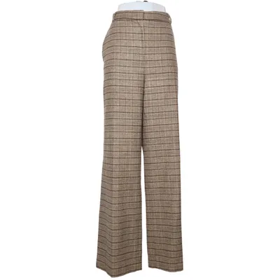Palazzo pants (Brown) from La Fée Maraboutée Elastane, Polyester, Viscose