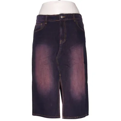 Denim skirt (Blue, Purple) from Bella x About You Organic cotton
