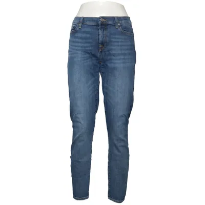 Spijkerbroek (Blauw) van 7 for All Mankind Katoen, Elastaan, Lyocell, Polyester