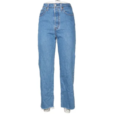 Jeans (Ribcage Straight Ankle) från Levi's Premium Bomull, Elastan