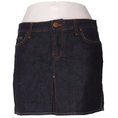 Denim skirt (Blue) from Zara Woman Cotton, Elastane