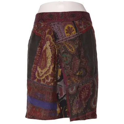 Skirt (Purple, Multicolored) from Etro Acetate, Elastane, Polyamide, Viscose, Wool
