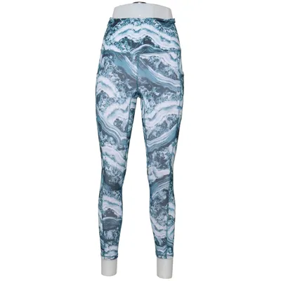 Träningstights (Blå, Vit, Svart) från Gaiam Elastan, Polyester