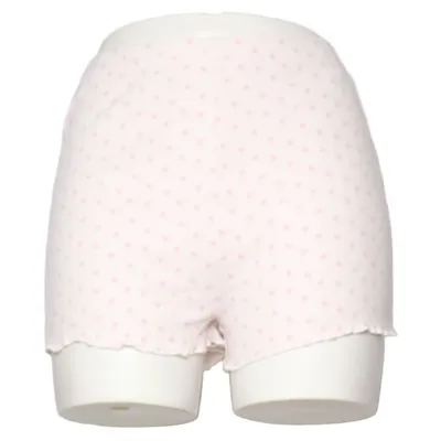Pyjamasshorts (Pink, Hvid) fra Flame Bomuld, Elastan, Polyester