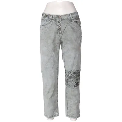 Pants (Green) from Cecil Cotton, Elastane