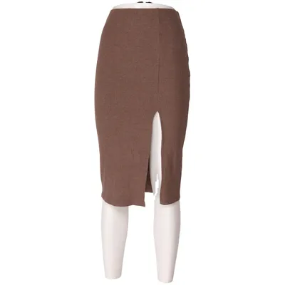 Långkjol (Brun) från Pigalle Bomull, Polyester