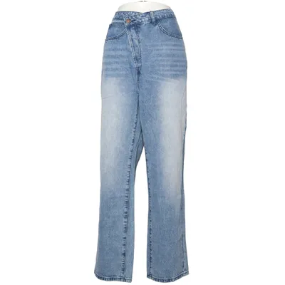 Jeans (Blue) from Flamingo Cotton, Polyester, Viscose