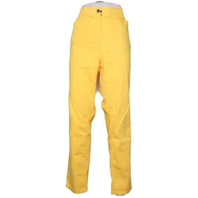 Chinos (Geel) van Walbusch Katoen, Elastaan, Polyester