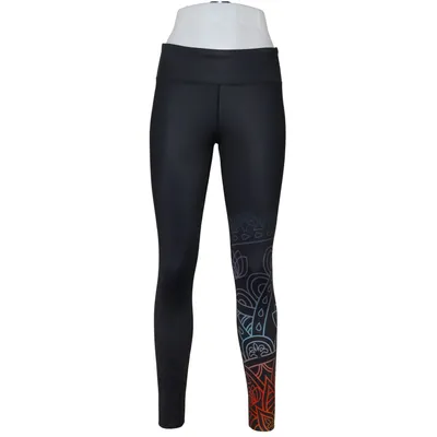 Sports tights (Black, Multicolored) from Dedoles Elastane, Polyester