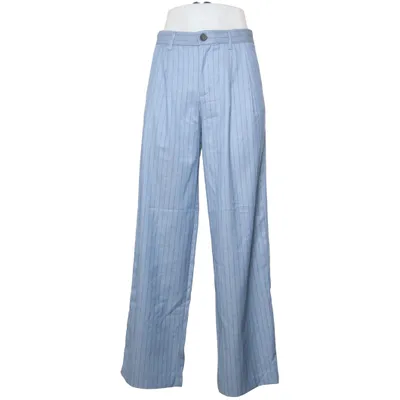 Suit pants (Blue) from Bershka Elastane, Polyester, Viscose