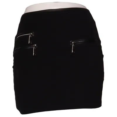 Skirt (Black) from GiorGia Elastane, Polyamide, Viscose