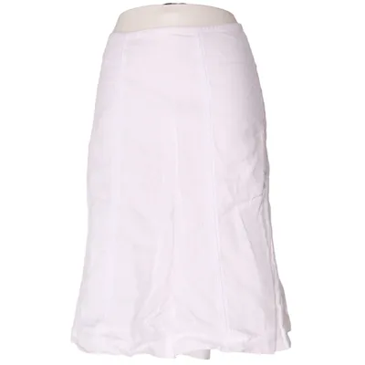 Skirt (White) from Boden Cotton, Linen