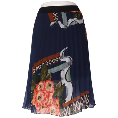 Kjol (Blå, Flerfärgad) från Desigual Elastan, Polyester, Viskos